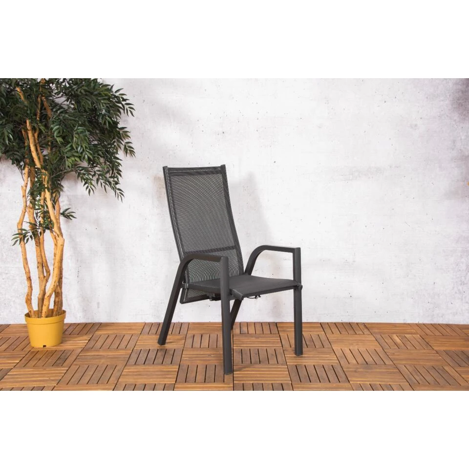 Sens-Line - Lucca Verstelbare Stapelstoel - Set Van 2 - 57x85x110 - Aluminium 4 Sens-Line - Lucca Verstelbare Stapelstoel - Set Van 2 - 57x85x110 - Aluminium - Afbeelding 2