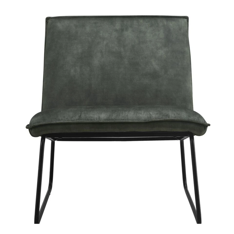 Fauteuil James - Velvet Groen 5 Fauteuil James - Velvet Groen - Afbeelding 3