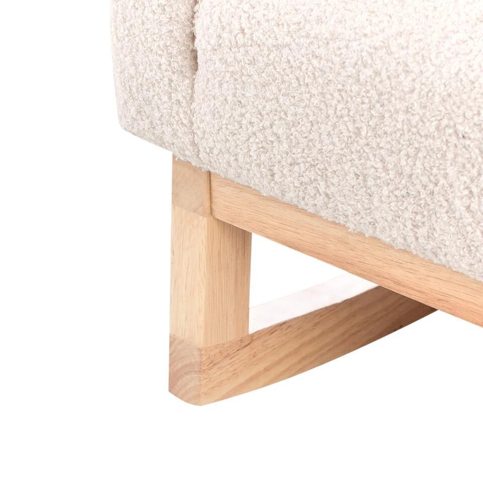 NORBY - Schommelstoel Voor Kinderen - Lichtbeige - Bouclé 12 NORBY - Schommelstoel Voor Kinderen - Lichtbeige - Bouclé - Afbeelding 10