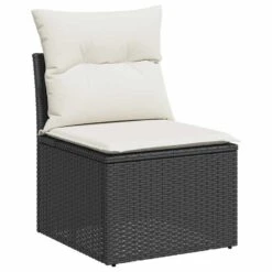 VidaXL Loungebank 2 Zits Met Crème Kussens Poly Rattan - Zwart 110x62x69 Cm 13 VidaXL Loungebank 2 Zits Met Crème Kussens Poly Rattan - Zwart 110x62x69 Cm -Meubelpromotie dec68aa9f55045048125dd9117f39c0c
