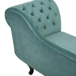 NIMES - Chaise Longue - Mintgroen - Rechterzijde - Fluweel 27 NIMES - Chaise Longue - Mintgroen - Rechterzijde - Fluweel -Meubelpromotie e06eed1f1511424892eca8b2d89f7df3