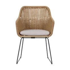 Lisomme Loki Rotan Tuinstoel Naturel - Met Zitkussen -Meubelpromotie e1b28758a1754618804c377c33e3078f