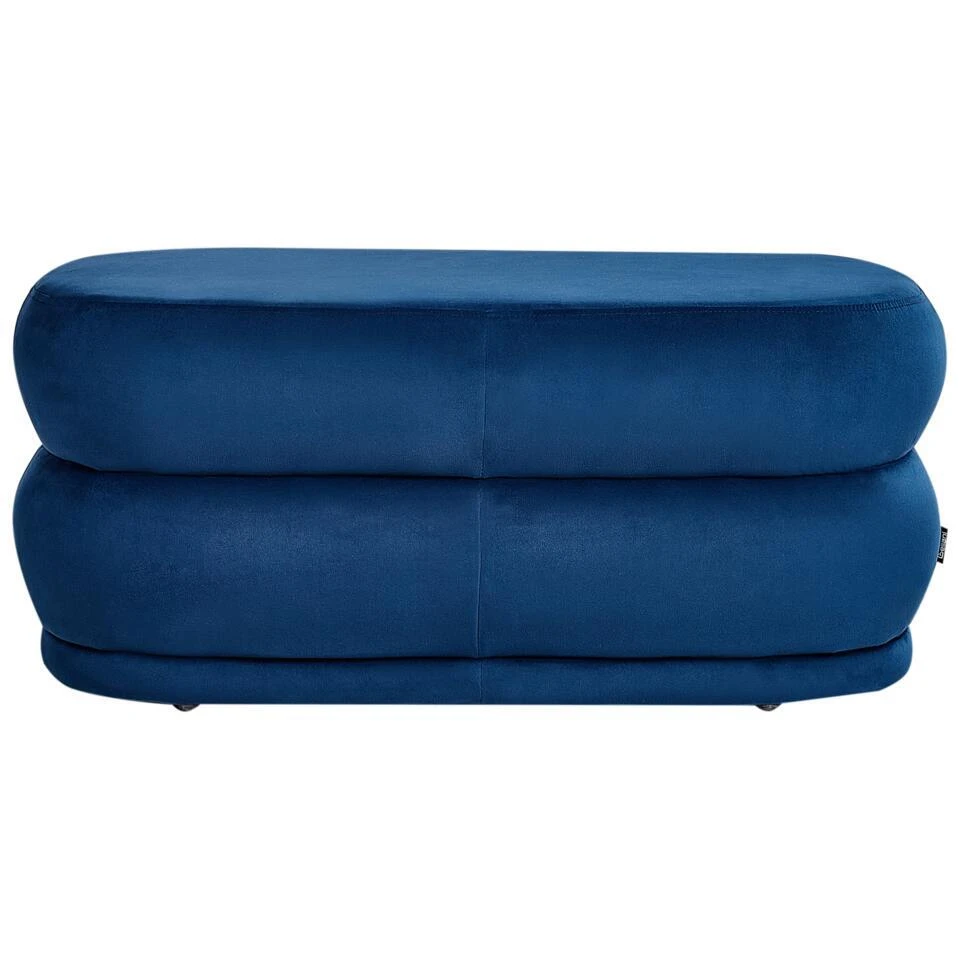 ELLENDALE - Bankje - Marineblauw - Fluweel 7 ELLENDALE - Bankje - Marineblauw - Fluweel - Afbeelding 5