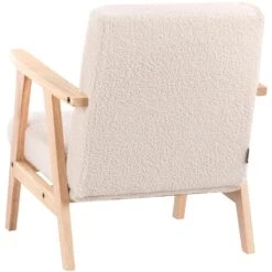 LINDE - Kinderfauteuil - Lichtbeige - Bouclé -Meubelpromotie e2a12d4da6b84cc78531e21c85524cdd