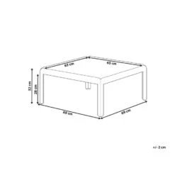 FERRETTI - Salontafel - Lichtbeige - 69 X 69 Cm - Synthetisch 16 FERRETTI - Salontafel - Lichtbeige - 69 X 69 Cm - Synthetisch -Meubelpromotie e2fc4841076f4f399956c3878849d18e