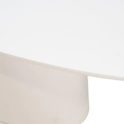 Tuintafel Ovaal - Wit Betonlook - 200x110x74cm - Myrna -Meubelpromotie e2ff5dbde78a49e9be8c0c3f254f143d