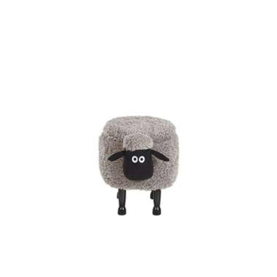 SHEEP - Hocker - Grijs - Polyester 4 SHEEP - Hocker - Grijs - Polyester - Afbeelding 2