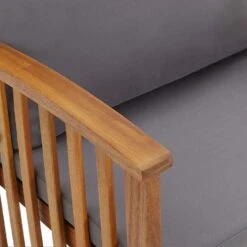 VidaXL Tuinbank Met Kussens 119 Cm Massief Acaciahout -Meubelpromotie e48befbe8355466288d0a9584d0bbc46