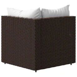 VidaXL - Tuinhoekbank - Bruin - Poly Rattan - Met Kussens 15 VidaXL - Tuinhoekbank - Bruin - Poly Rattan - Met Kussens -Meubelpromotie e555212b79024a298f7cae438b494fe4