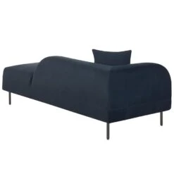 LE CRAU - Chaise Longue - Blauw - Linkerzijde - Fluweel -Meubelpromotie e65db56dbaa54d52a4718d322e3d56f2