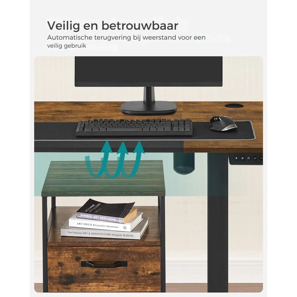 Parya Home Elektrisch Verstelbaar Bureau - Hoogte Verstelbaar 6 Parya Home Elektrisch Verstelbaar Bureau - Hoogte Verstelbaar - Afbeelding 4