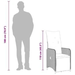 VidaXL - Verstelbare Tuinstoel Met Kussens - Beige - Poly Rattan 21 VidaXL - Verstelbare Tuinstoel Met Kussens - Beige - Poly Rattan -Meubelpromotie e8869d8428a34ff68169a104e50cf22d