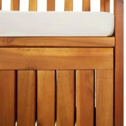 VidaXL - Opbergbankje Met Kussen - Massief Acaciahout - 148x62x84 Cm 17 VidaXL - Opbergbankje Met Kussen - Massief Acaciahout - 148x62x84 Cm -Meubelpromotie e8e4d3f005aa43e3ad8897d0d601d062