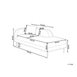LE CRAU - Chaise Longue - Wit - Linkerzijde - Polyester 14 LE CRAU - Chaise Longue - Wit - Linkerzijde - Polyester -Meubelpromotie e9bf5e891ca34654b6d72f13f77268e9