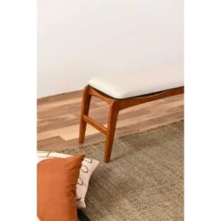 Emob Houten Bank - Woody Fashion - 100% Haagbeukhout - Linnen Stof - Walnoot 14 Emob Houten Bank - Woody Fashion - 100% Haagbeukhout - Linnen Stof - Walnoot -Meubelpromotie e9c4c54682594efb99d0aa7adb276290