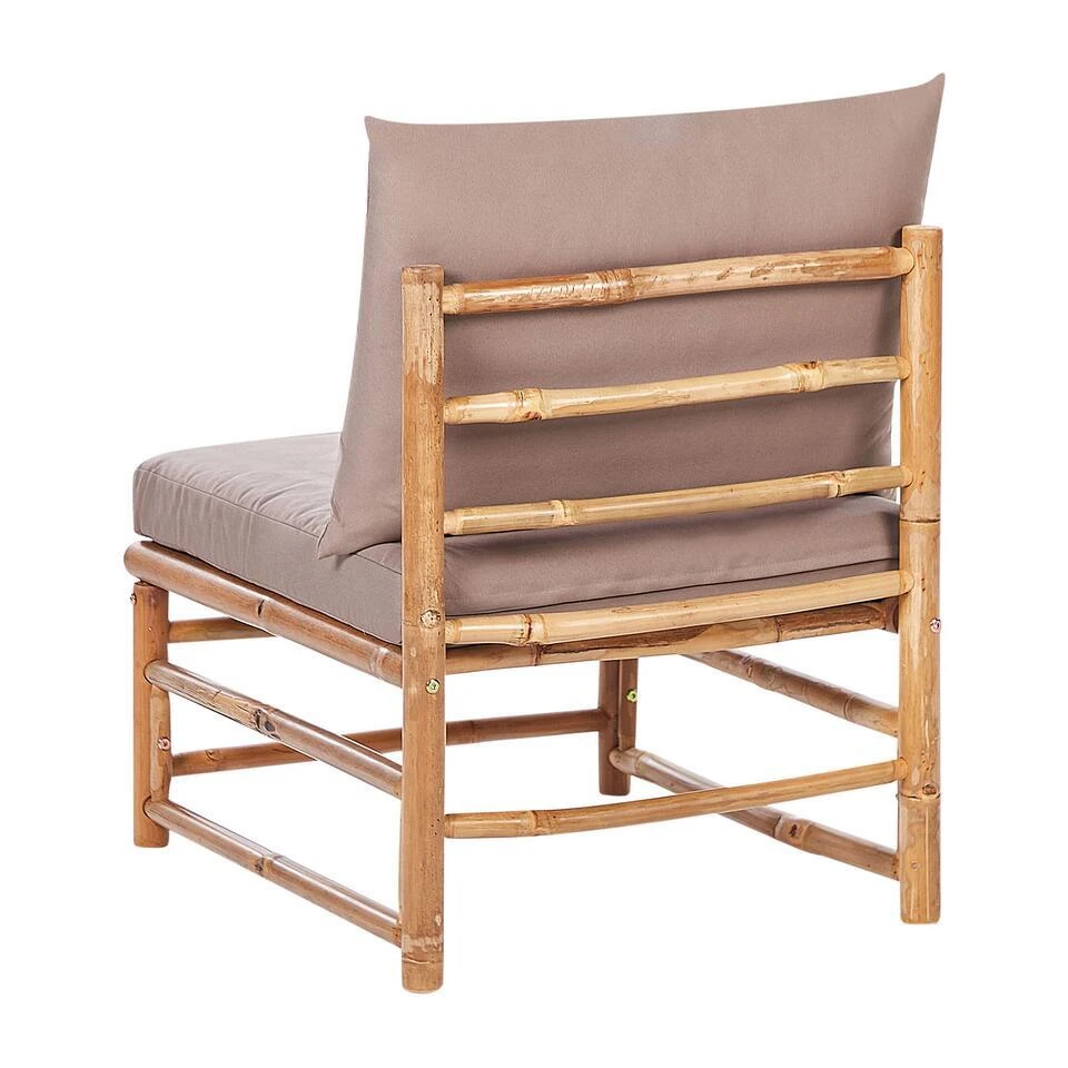 CERRETO - 1-zits Module - Taupe - Bamboe 8 CERRETO - 1-zits Module - Taupe - Bamboe - Afbeelding 6