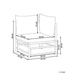 CERRETO - Hoekmodule Tuin - Wit - Bamboe 14 CERRETO - Hoekmodule Tuin - Wit - Bamboe -Meubelpromotie edb9dc4c50534c00b1379b6065d9777c