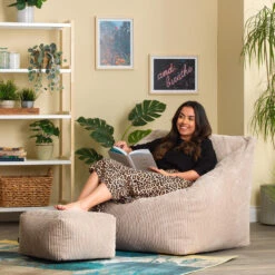 Icon Zitzak En Poef Morgan - Corduroy Zitzak - Beige 11 Icon Zitzak En Poef Morgan - Corduroy Zitzak - Beige -Meubelpromotie ee4c1983acd14488a3f3ccf5a38b33dc