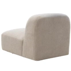 Loveseat Stof Taupe - Zitbreedte 76cm - 76x106x75cm - Mary -Meubelpromotie eef180f767954389bdc8d25bdb2a876e