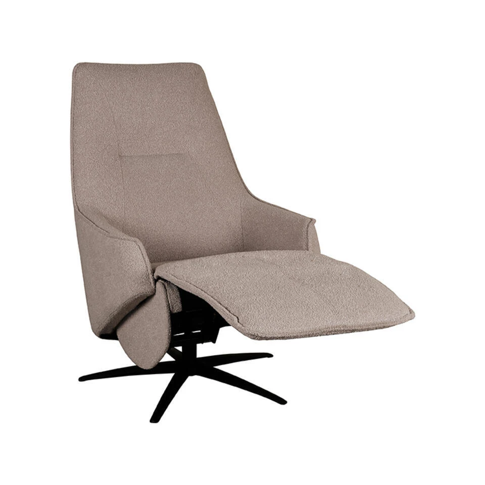 LABEL51 Fauteuil Odense - Taupe - Micro Suede - Elektrisch - 87x68x110 Cm 4 LABEL51 Fauteuil Odense - Taupe - Micro Suede - Elektrisch - 87x68x110 Cm - Afbeelding 2