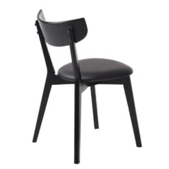 Eetkamerstoel Zwart Eikenhout - Zithoogte 48,5cm - Pero - Set Van 2 12 Eetkamerstoel Zwart Eikenhout - Zithoogte 48,5cm - Pero - Set Van 2 -Meubelpromotie f0e916df4c5443d29ef04dbc33f6d40a