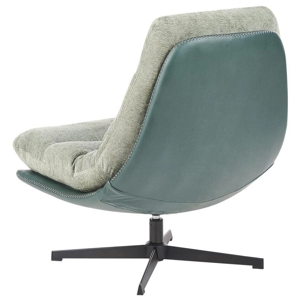 TOVIK - Fauteuil - Groen - Stof 9 TOVIK - Fauteuil - Groen - Stof - Afbeelding 7