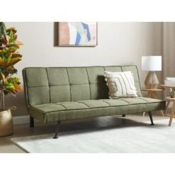 HASLE - Slaapbank 3-zits - Olijfgroen - Polyester 14 HASLE - Slaapbank 3-zits - Olijfgroen - Polyester -Meubelpromotie f10a7543d36c44009f5436f1f4c5872e