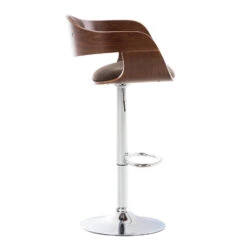 CLP Barkruk Kingston Walnoot Frame - Stof - Walnoot/bruin 10 CLP Barkruk Kingston Walnoot Frame - Stof - Walnoot/bruin -Meubelpromotie f10c5d11de8c4aa398977e28c134f257