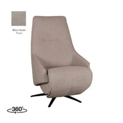 LABEL51 Fauteuil Odense - Taupe - Micro Suede - Elektrisch - 87x68x110 Cm 7 LABEL51 Fauteuil Odense - Taupe - Micro Suede - Elektrisch - 87x68x110 Cm -Meubelpromotie f25a6fe79523486082fcae2d08a646fc