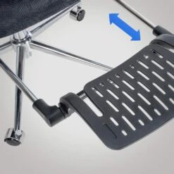 CLP Bureaustoel Grover Chroom Frame - Stof - Zwart -Meubelpromotie f2771f37f0f34590be21dc7d10e1ec99