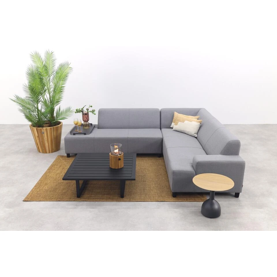 Malaga/Cuba - Hoekbank Loungeset Chaise Longue - Lichtgrijs 6 Malaga/Cuba - Hoekbank Loungeset Chaise Longue - Lichtgrijs - Afbeelding 4