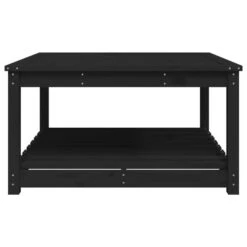 VidaXL - Tuintafel Met Opbergruimte - Zwart - Grenenhout - 82,5x82,5x45 Cm 15 VidaXL - Tuintafel Met Opbergruimte - Zwart - Grenenhout - 82,5x82,5x45 Cm -Meubelpromotie f3a161a5aecf422180982702f3a86988