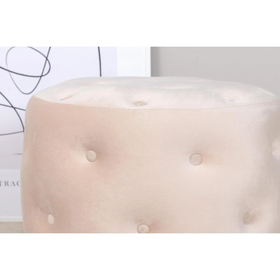 Svea - Juno Hocker - Velvet - Beige 5 Svea - Juno Hocker - Velvet - Beige - Afbeelding 3