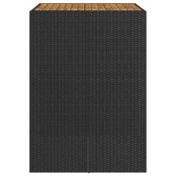 VidaXL - Tuinbartafel - Zwart - Poly Rattan - 105 X 80 X 110 Cm -Meubelpromotie f4aeaf5c6f7042f087fc9307e0795ffc