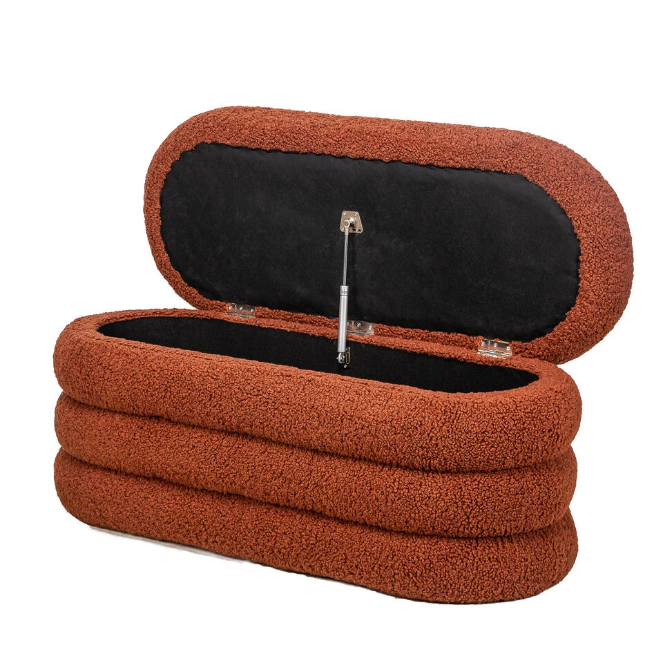 Bank Met Opbergruimte In Terracotta Lussen 8 Bank Met Opbergruimte In Terracotta Lussen - Afbeelding 6