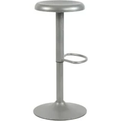 CLP Set Van 2 Barkruk Williston Metaal - Zilver -Meubelpromotie f6e3a8f4f1fe4da2bf1d68449f910c96