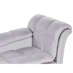 LORMONT - Chaise Longue - Grijs - Rechterzijde - Fluweel -Meubelpromotie f73262b26d55479782a3a5ccd9133f0a