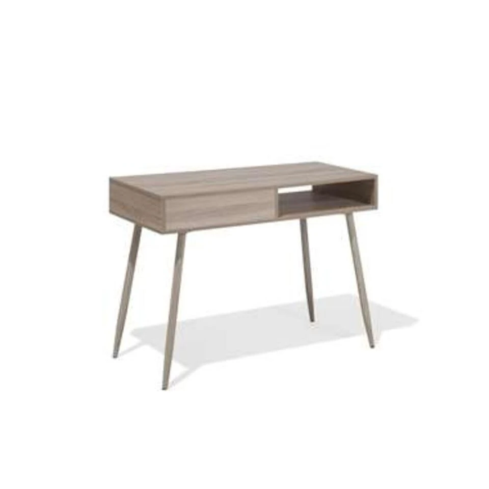 Beliani Bureau DEORA - Lichte Houtkleur Mdf 5 Beliani Bureau DEORA - Lichte Houtkleur Mdf - Afbeelding 3