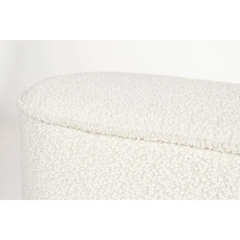 Housecraft Marcos Bankje Bouclé Wit 8 Housecraft Marcos Bankje Bouclé Wit - Afbeelding 6