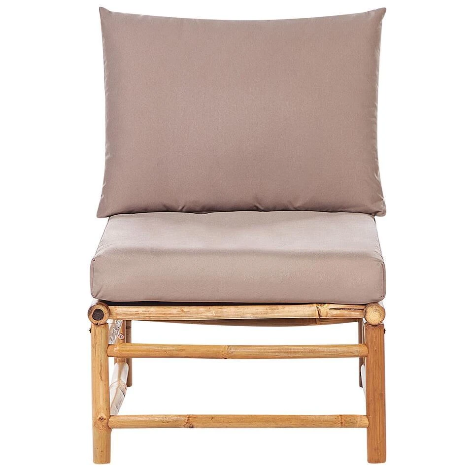 CERRETO - 1-zits Module - Taupe - Bamboe 7 CERRETO - 1-zits Module - Taupe - Bamboe - Afbeelding 5