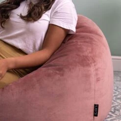 Icon Zitzak Aurora - Fluwelen Zitzak - Oud Roze -Meubelpromotie f94230186d1245d9b870f6dfe4537d8e