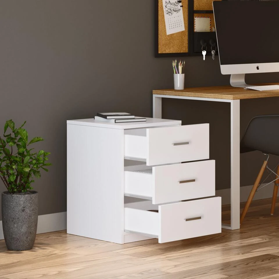 Emob Locelso Lade - 18 Mm Dik - 44 Breedte - Wit 6 Emob Locelso Lade - 18 Mm Dik - 44 Breedte - Wit - Afbeelding 4