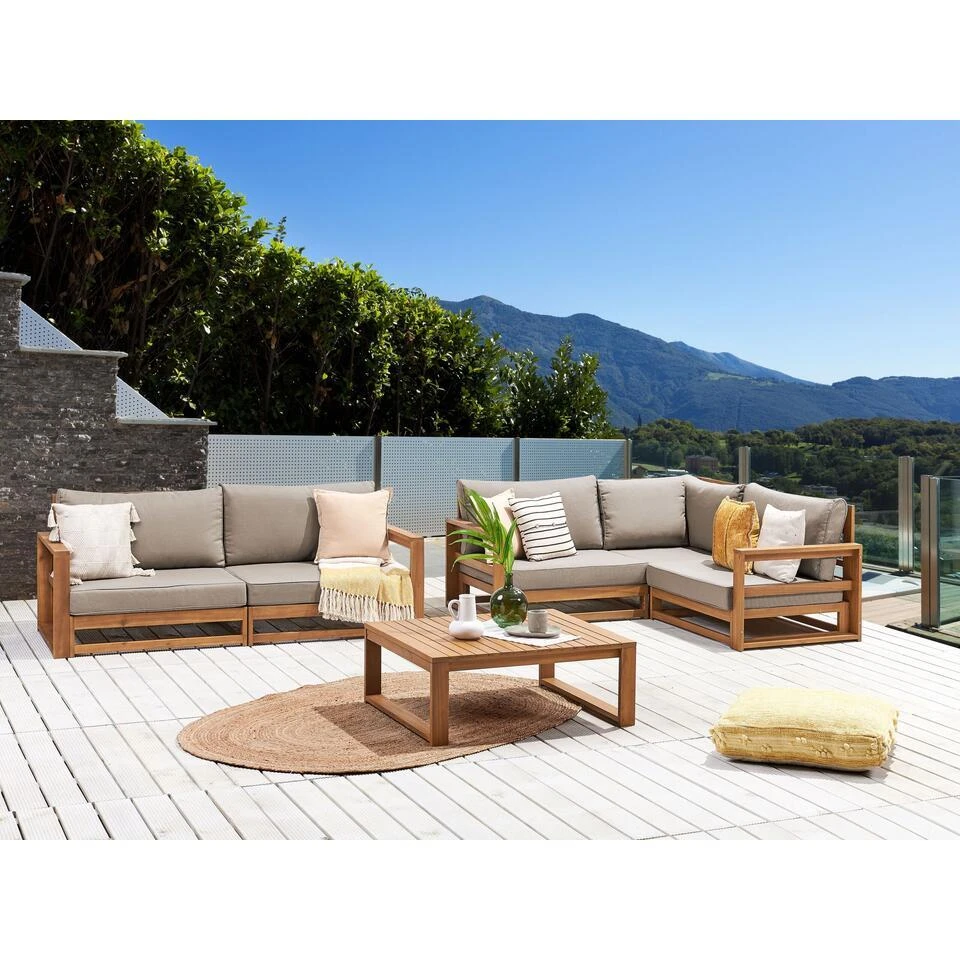 TIMOR II - Salontafel - Lichte Houtkleur - Gecertificeerd Acaciahout 6 TIMOR II - Salontafel - Lichte Houtkleur - Gecertificeerd Acaciahout - Afbeelding 4