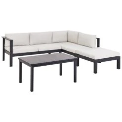 MESSINA - Loungeset Voor 5 - Zwart/Wit - Aluminium 18 MESSINA - Loungeset Voor 5 - Zwart/Wit - Aluminium -Meubelpromotie fd9304e0339c4e7f8c458ff87fd5e62b