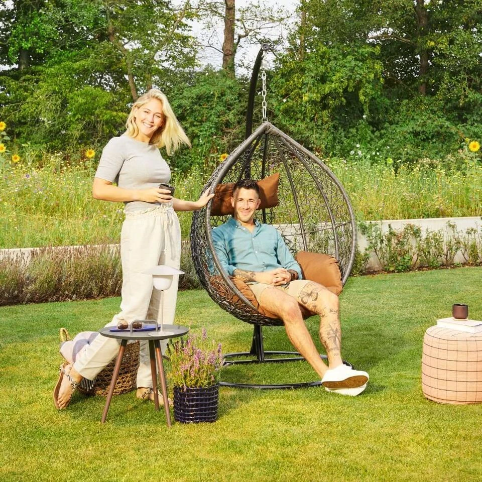 Merkloos HOME DELUXE Hangstoel CIELO Bruin 5 Merkloos HOME DELUXE Hangstoel CIELO Bruin - Afbeelding 3