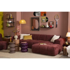 Hoekbank Beau Rechts - Raven - Wijnrood -Meubelpromotie sf 10108207 1