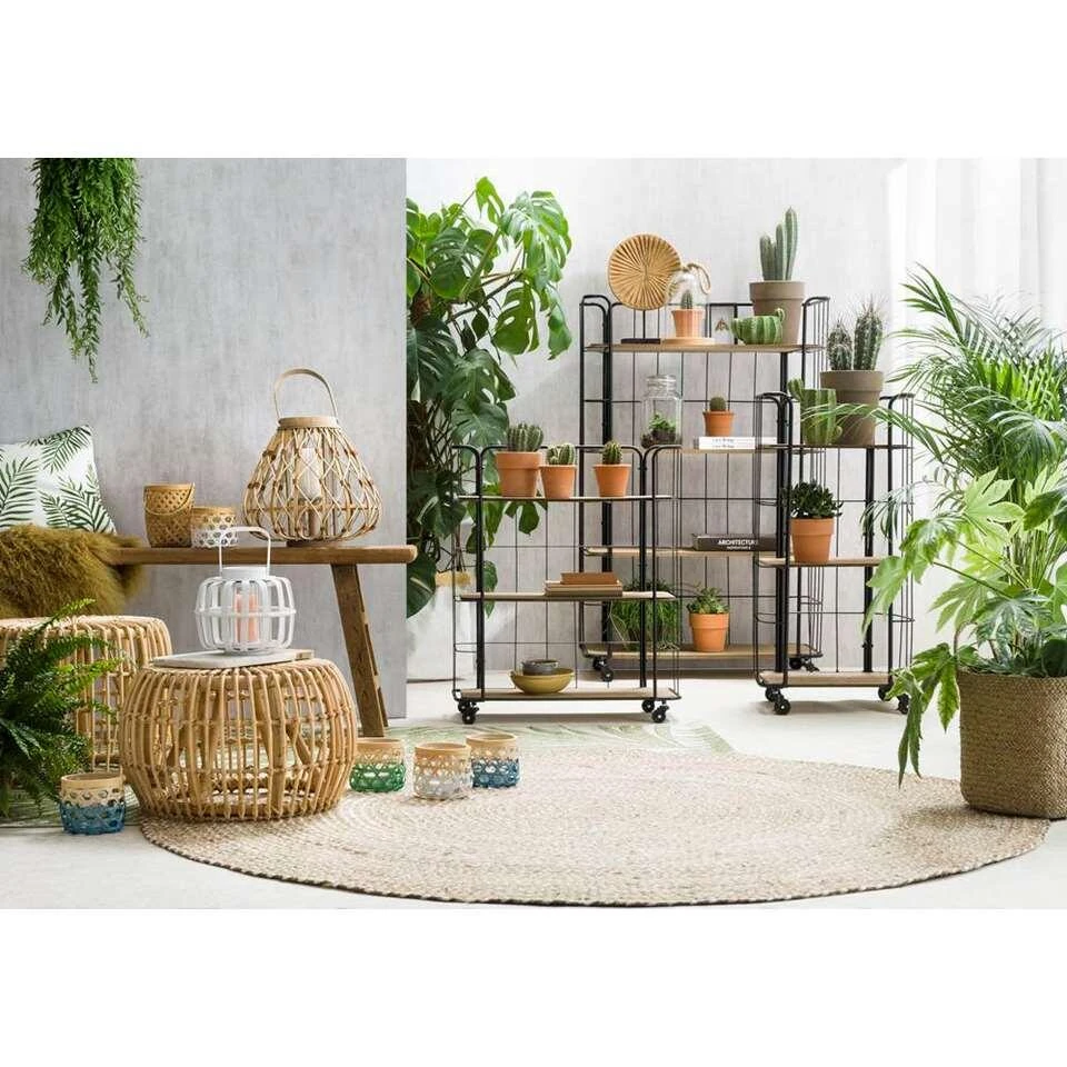 Bank Bruce - Naturel - 50x120x25 Cm 4 Bank Bruce - Naturel - 50x120x25 Cm - Afbeelding 2