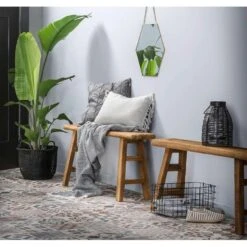 Bank Bruce - Naturel - 50x120x25 Cm 7 Bank Bruce - Naturel - 50x120x25 Cm -Meubelpromotie sf 11990880 9051