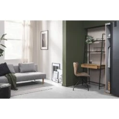 Slaapbank Perth - Licht Grijs - 74x180x86 Cm -Meubelpromotie sf 12600425 9051