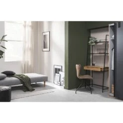 Slaapbank Perth - Licht Grijs - 74x180x86 Cm -Meubelpromotie sf 12600425 9053